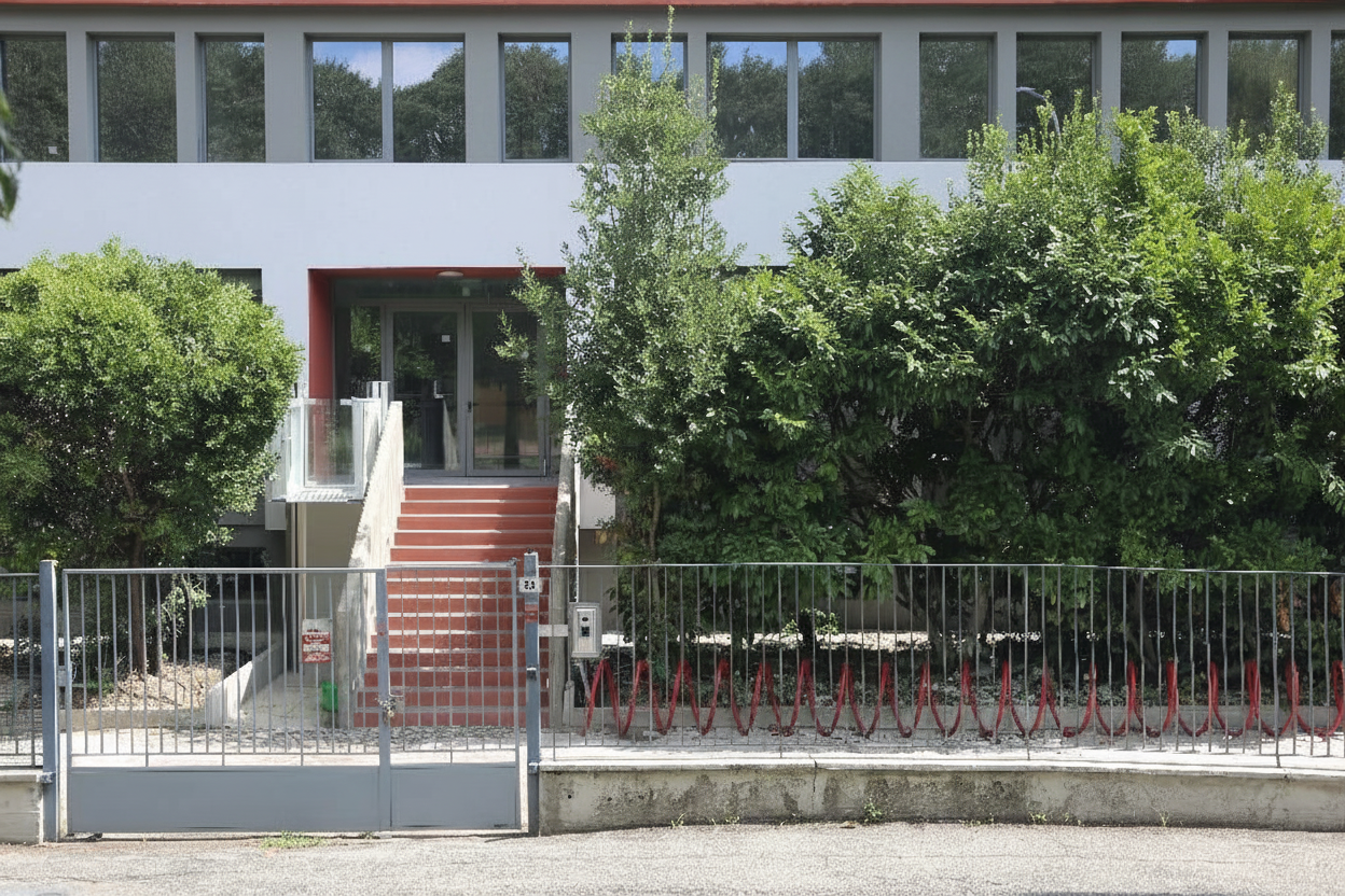 Scalinata di accesso Residenza studenti